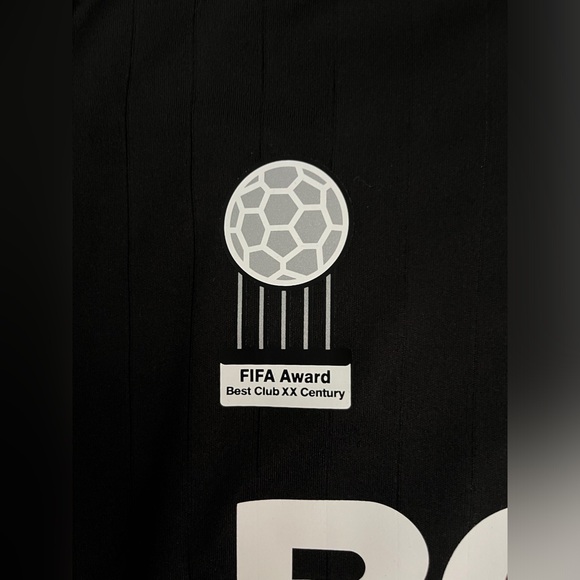 Ronaldo #9 Real Madrid 2006/2007 Black Longsleeve Retro Soccer Jersey S-XL UCL - Picture 6 of 7